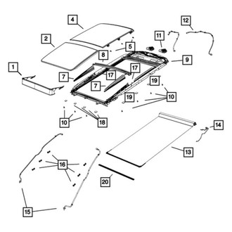 Mopar® - Sunroof Frame