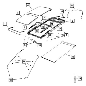 Mopar® - Sunroof Frame