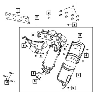 Jeep OE - Front Exhaust Manifold Heat Shield