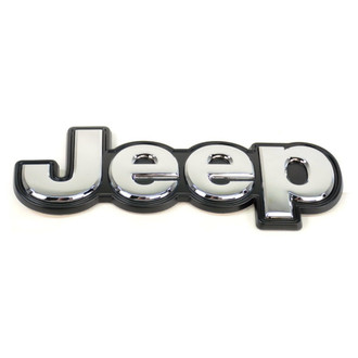 Mopar® - "Jeep" Nameplate Chrome Hatch Emblem