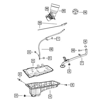 Chrysler OE - Engine Oil Filler Tube
