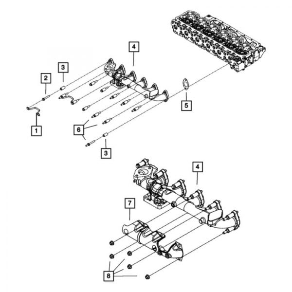 Mopar® - Exhaust Manifold Heat Shield