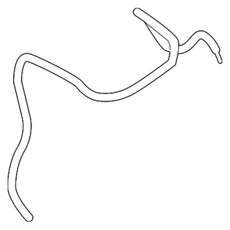 Ram OE - Front Windshield Washer Hose