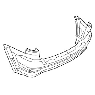 Jeep OE - Rear Upper Bumper Cover