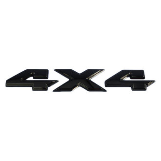 Mopar® - "4 x 4" Nameplate Black Tailgate Emblem
