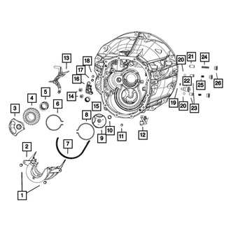 Mopar® - Manual Transmission Power Take Off Cover
