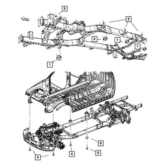 Dodge OE - Center Body Mount Cushion