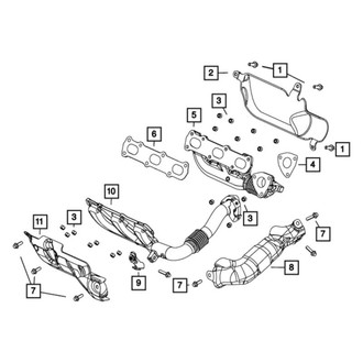 Ram OE - Left Exhaust Manifold Heat Shield