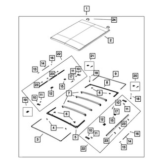 Mopar® - Cargo Cover End Cap