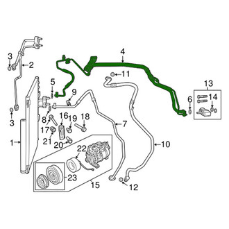 Mopar® - A/C Refrigerant Suction Hose