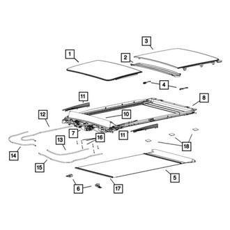 Mopar® - Sunroof Frame
