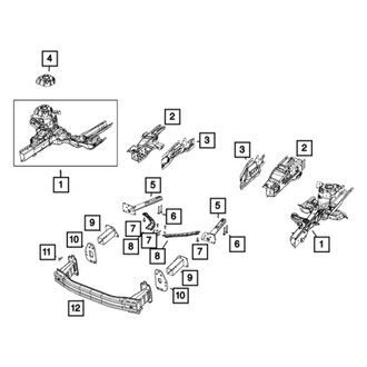 Jeep OE - Front Left Fender Rail