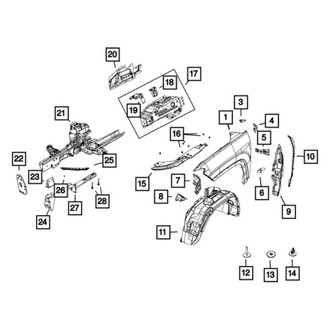 Mopar® - Fender Bracket