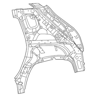 Jeep OE - Rear Left Inner Quarter Panel