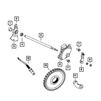 Mopar® - Manual Lever Shaft Assembly