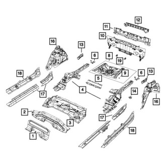 Fiat OE - Rear Right Frame Rail End