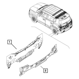 Mopar® - Rear Liftgate Finish Panel