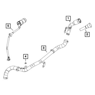 Jeep OE - Fuel Tank Vent Hose Adapter