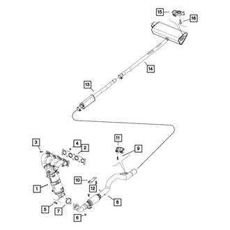 Fiat OE - Exhaust System Hanger Bracket