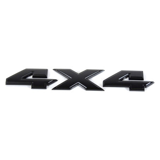 Mopar® - "4 x 4" Nameplate Flat Black Tailgate Emblem