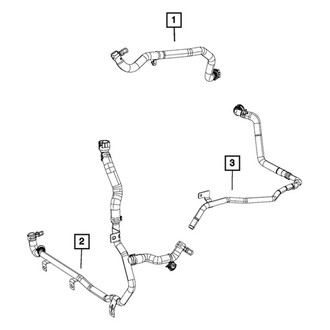 Jeep OE - HVAC Heater Hose