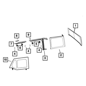Mopar® - Window Frame