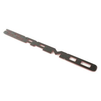 Mopar® - "Compass" Nameplate Dark Gray/Red Left Side Front Door Emblem