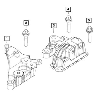 Mopar® - Driver Side Engine Mount