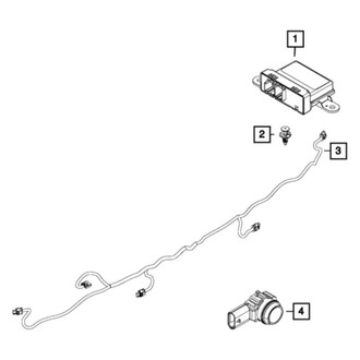 Jeep OE - Parking Aid System Wiring Harness