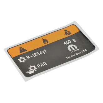 Mopar® - Air Conditioning System Label