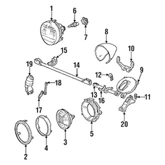 Mopar® - Replacement Headlight