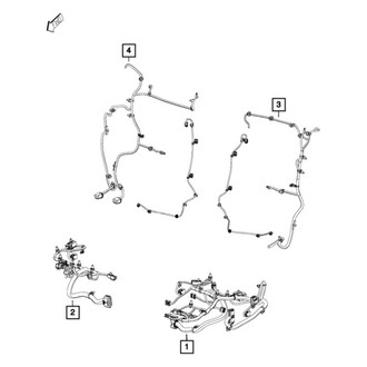 Mopar® - Seat Back Wiring