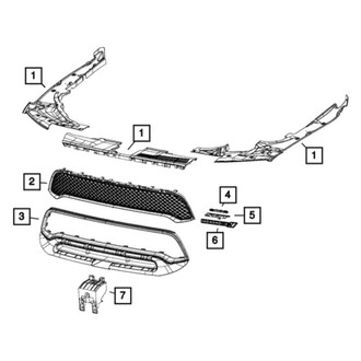 Dodge OE - Front Right Forward Fender Filler Panel