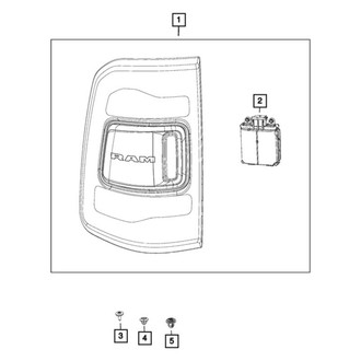 Ram OE - Rear Blind Spot Detection System Warning Sensor