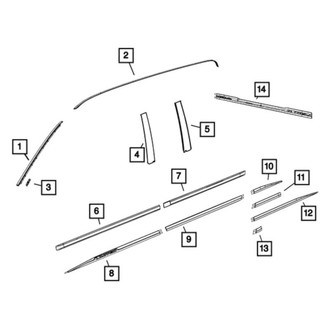 Mopar® - Quarter Panel Molding