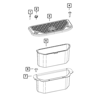 Ram OE - Floor Storage Compartment