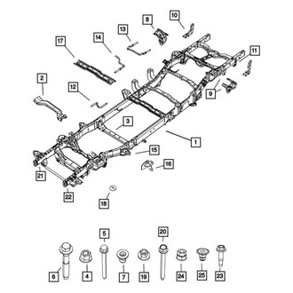Mopar® - Chassis Frame Assembly