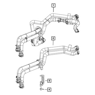 Mopar® - HVAC Heater Hose Assembly