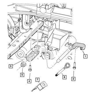 Mopar® - Tow Hook Bracket