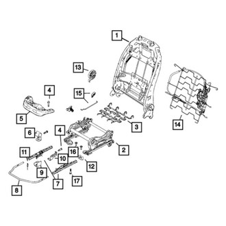 Mopar® - Inside Seat Adjuster Track