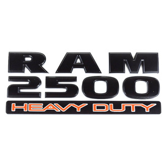 Mopar® - "RAM 2500 Heavy Duty" Nameplate Deck Lid Emblem