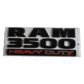 Mopar® - "RAM 3500 Heavy Duty" Nameplate Deck Lid Emblem