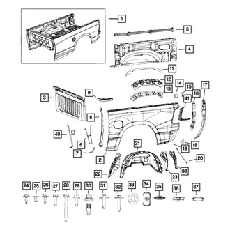 Mopar® - Box Side Inner Panel