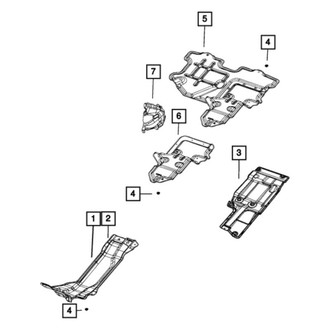 Mopar® - Floor Pan Heat Shield