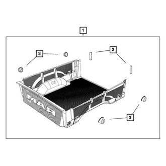 Mopar® - Seat Belt Anchor Plate Cover