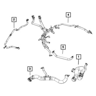 Ram OE - Lower Radiator Coolant Hose