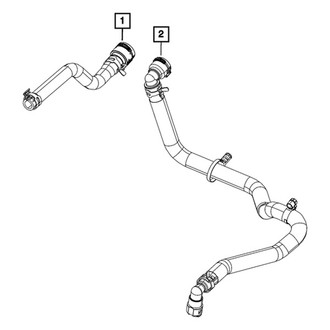Mopar® - HVAC Heater Hose Assembly