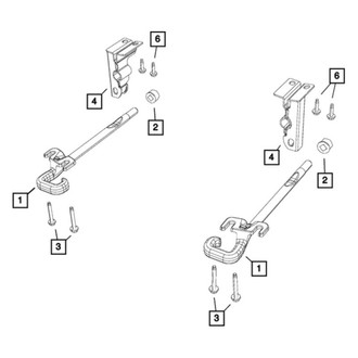Mopar® - Tow Hook Bracket