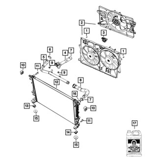 Mopar® - Engine Coolant Radiator Hose