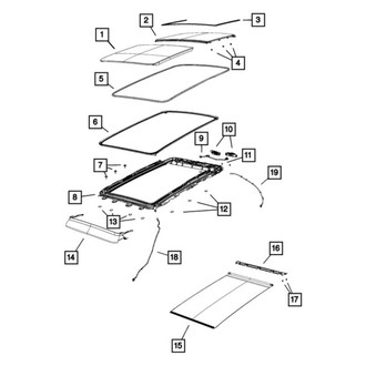 Mopar® - Sunroof Frame